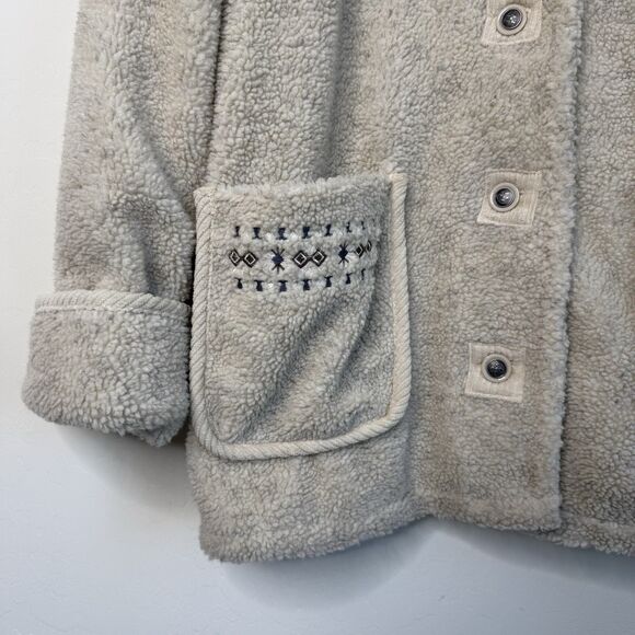 Vintage Tudor Court LG Heritage Sherpa Country Coat Alpine Winter Cottagecore - Picture 4 of 16